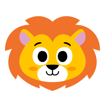 Lion character tattoo design